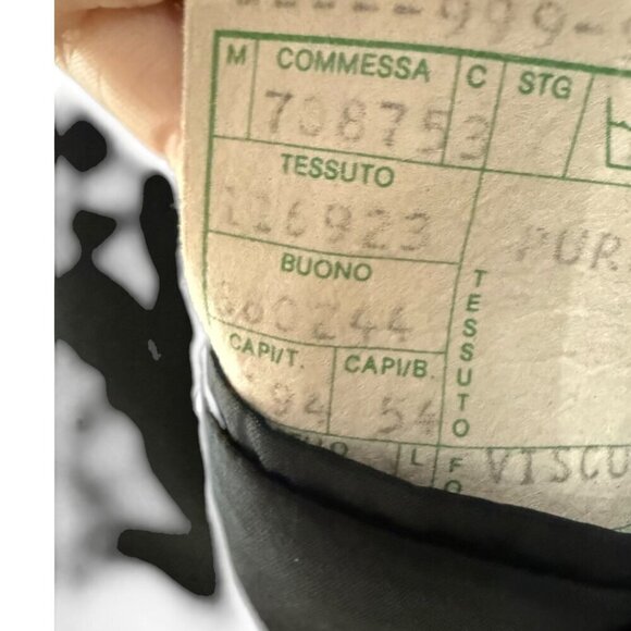 Vintage VALENTINO UOMO Men's Black Virgin Wool Tuxedo Jacket 44L - Picture 11 of 15